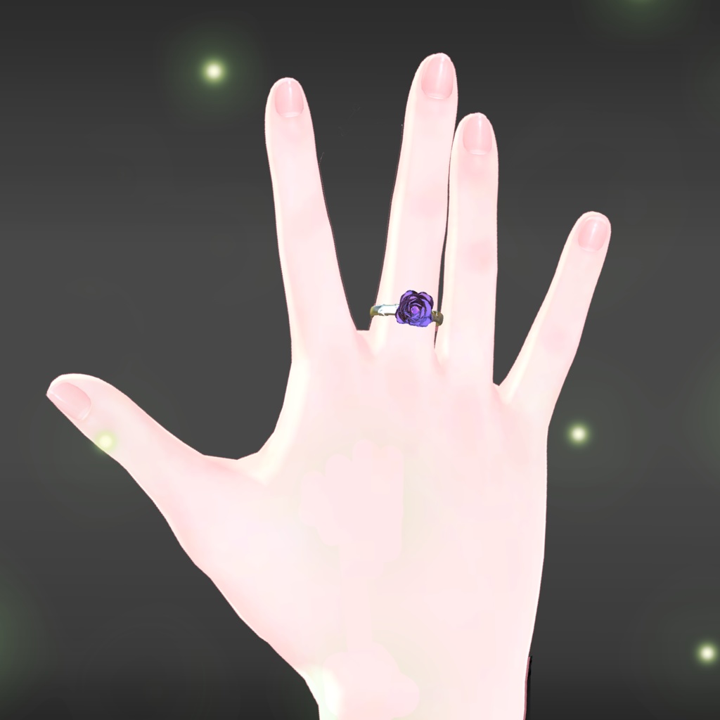 【VRC】GothicRoseRing【指輪】