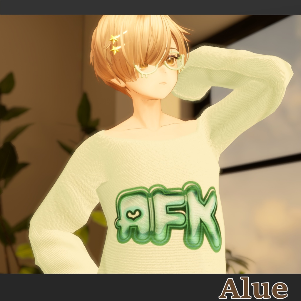 【5アバター対応】LogoRoomShirt【VRC衣装】