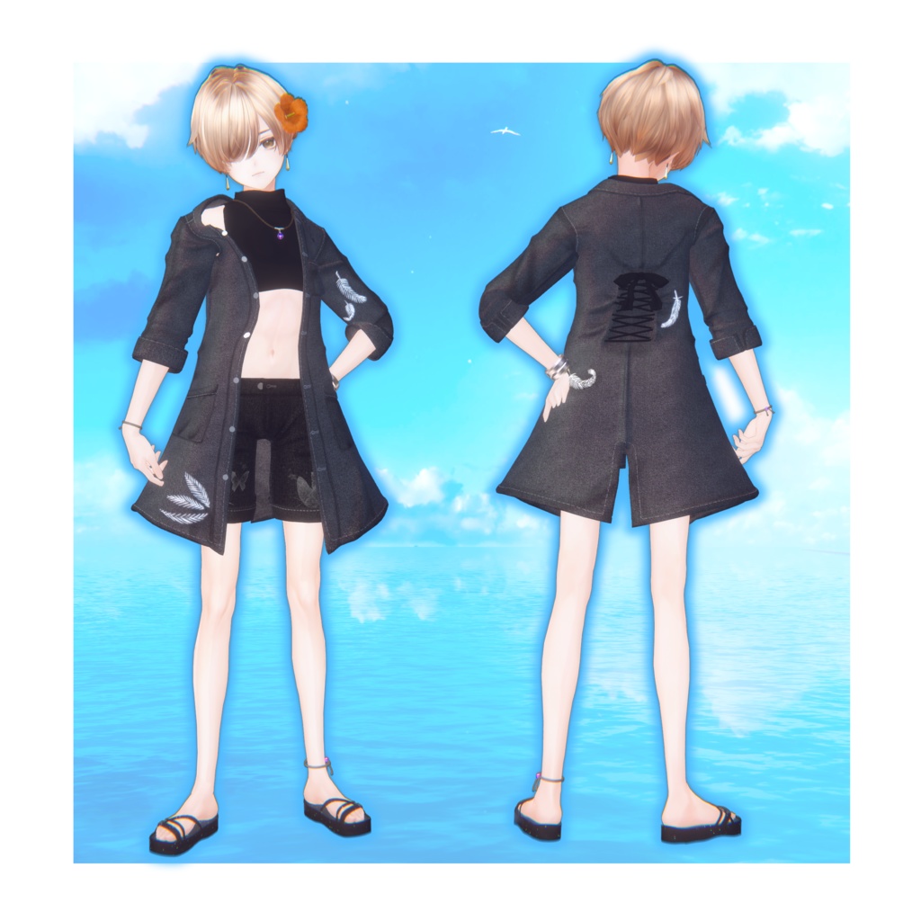 【セール中】SummerVacationShirt【3アバター】