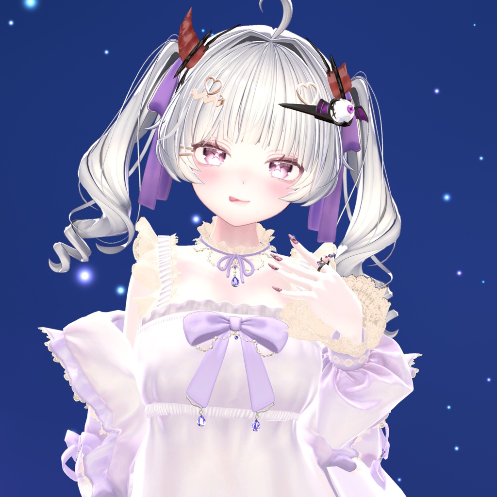 【指輪&ヘアアクセサリー】DevilSet【MA対応・調整必要】