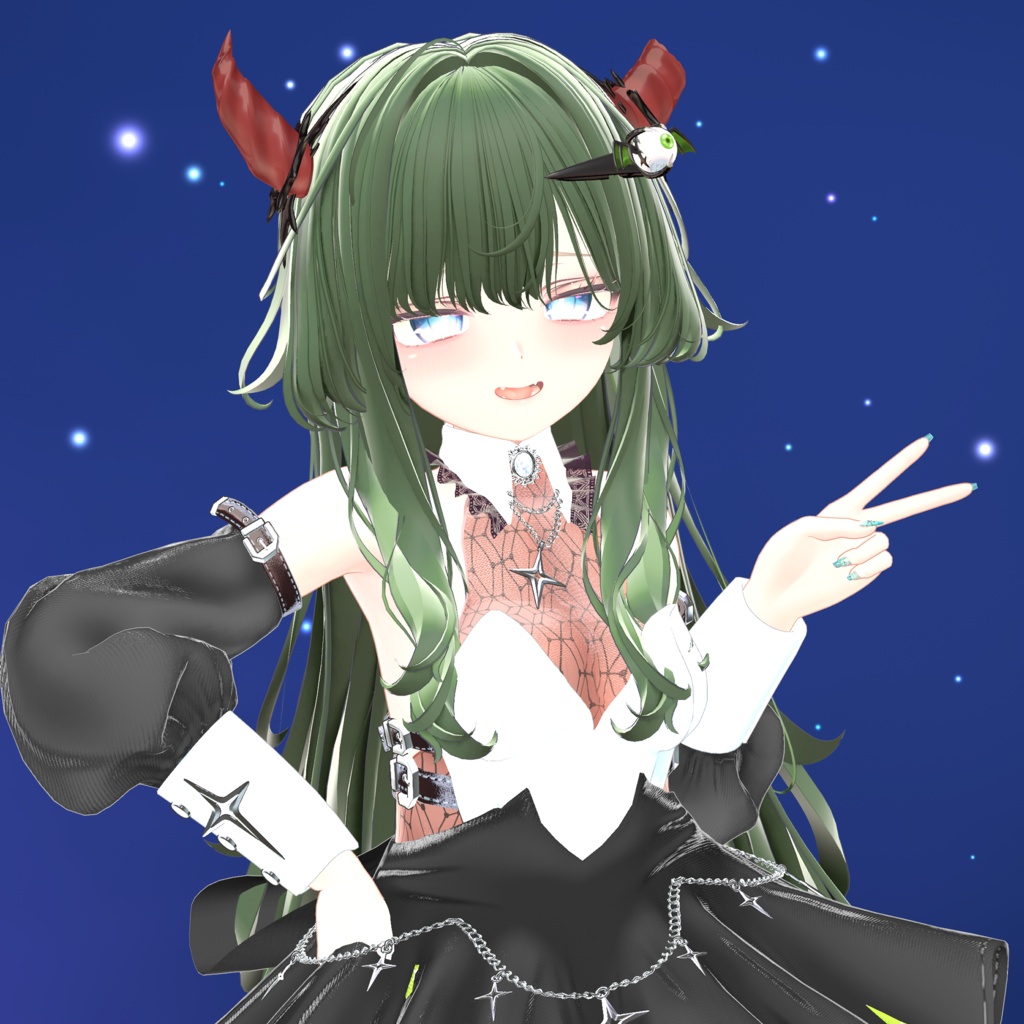 【指輪&ヘアアクセサリー】DevilSet【MA対応・調整必要】