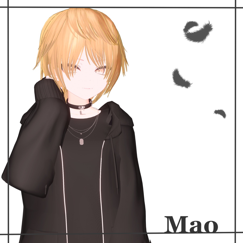 7アバター【WolfShortHair】MA対応