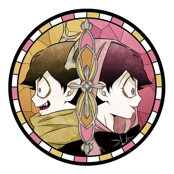 宗教松ステンドグラス風アクリルキーホルダー