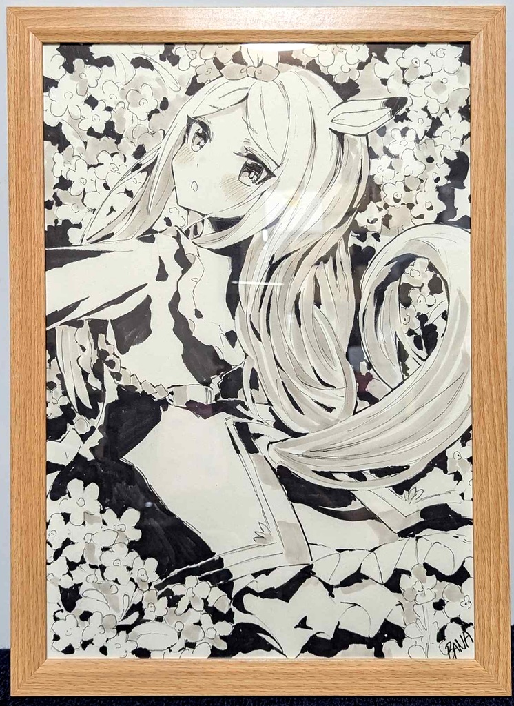 メジロマックイーンイラスト、B4サイズ描きおろし
