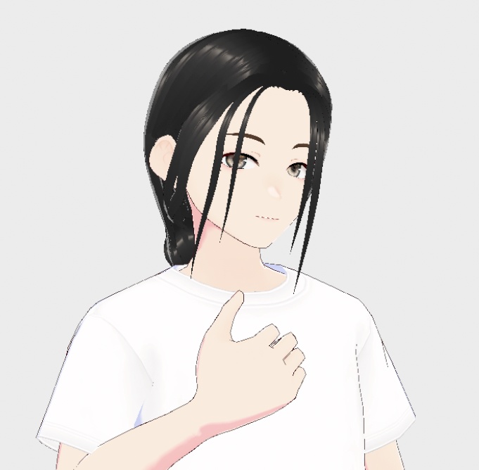 【Vroid】Chinese Braided Hair 中国の編んだ髪 Present