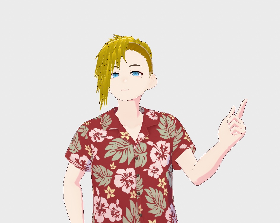 【Vroid】Side-cut Hair サイドカットの髪 Present