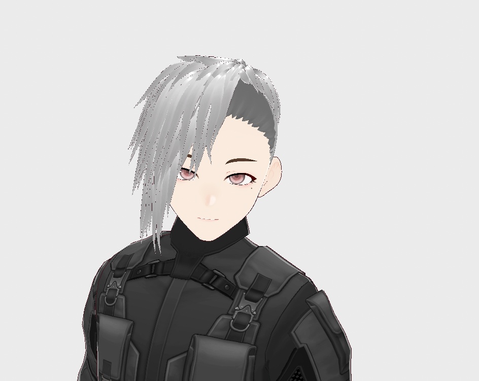 【Vroid】Side-cut Hair サイドカットの髪 Present