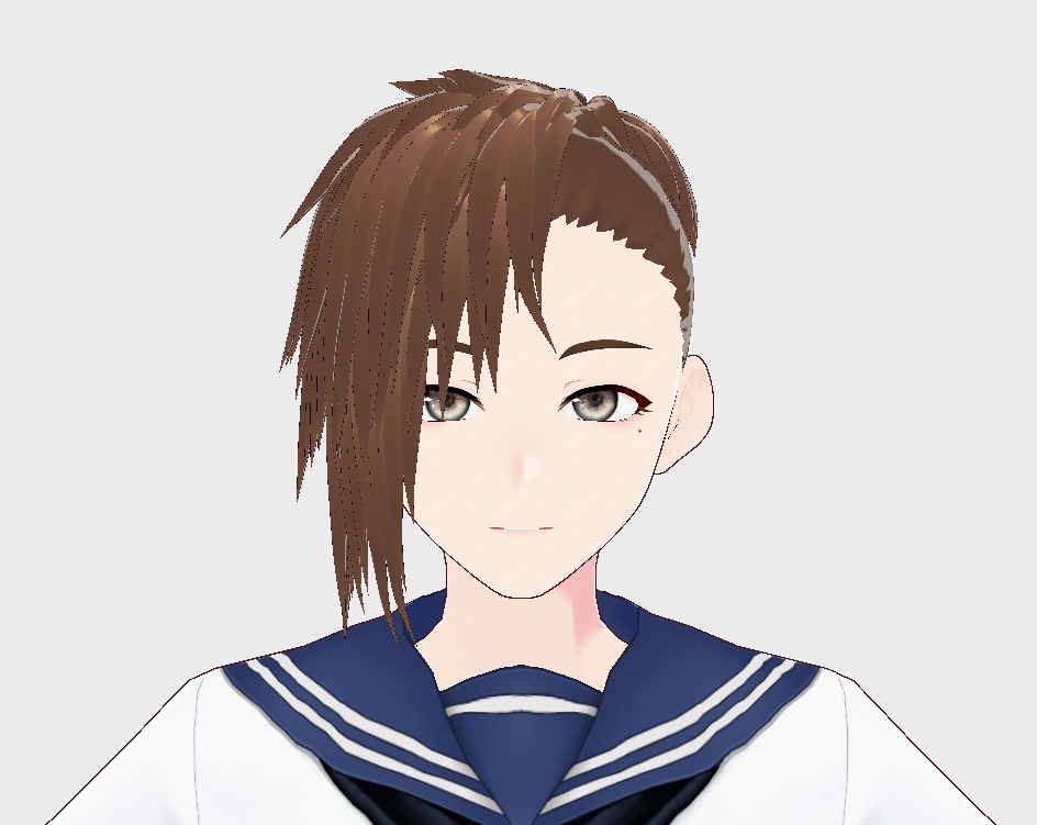 【Vroid】Side-cut Hair サイドカットの髪 Present
