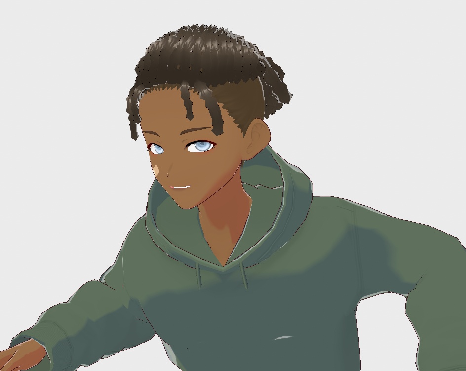 【Vroid】Dreadlocks Hair ドレッド Present