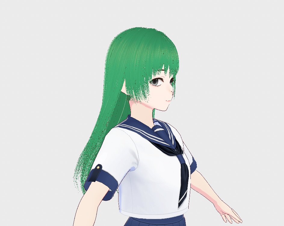 【Vroid】Realistic Hair Texture