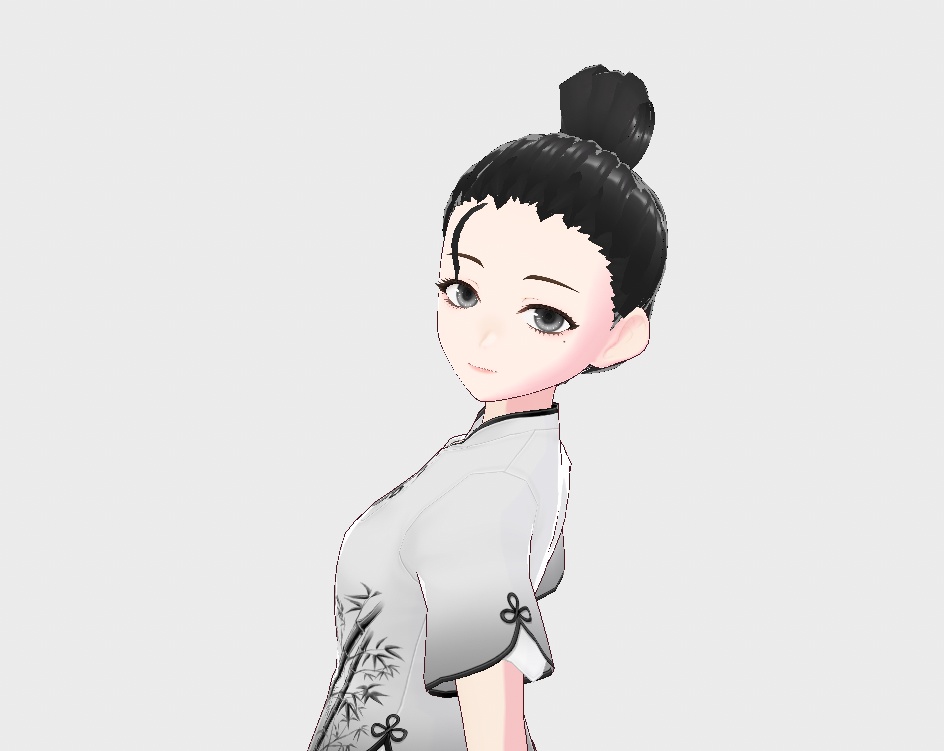 【Vroid】Top Bun トップバン Present