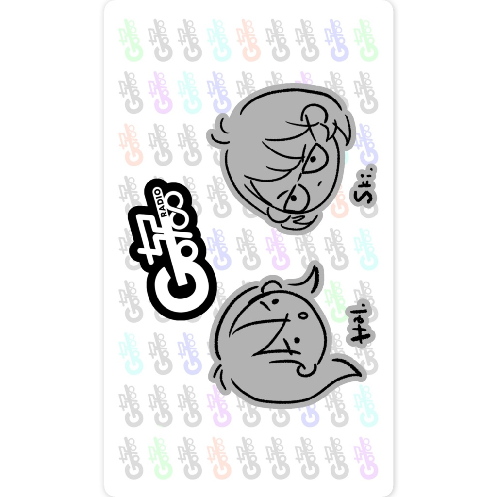 52RADIOステッカー