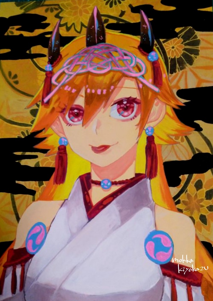 原画　鬼っ子【松】　A4