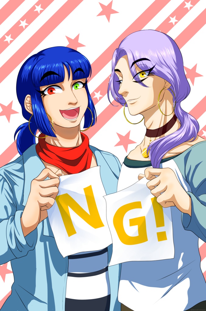 クリアファイル(ロンパリ＆メッサ)