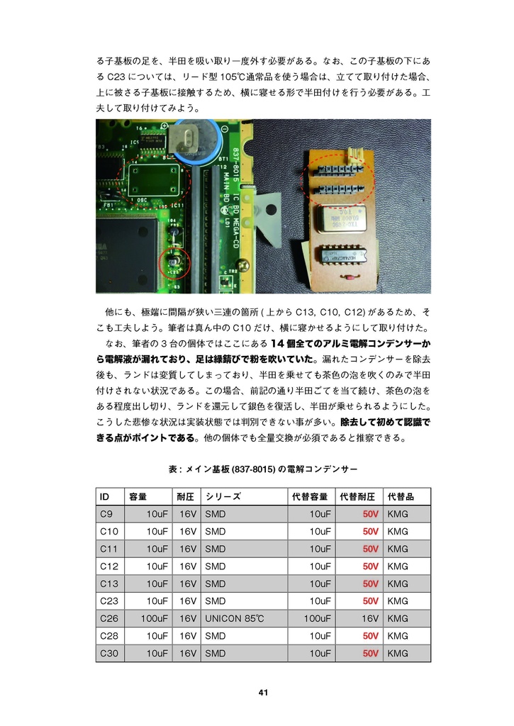 メガCD(初代)修理マニュアル レトロマシン修理マニュアル⑭