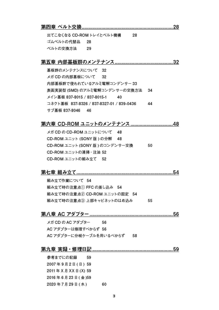 メガCD(初代)修理マニュアル レトロマシン修理マニュアル⑭