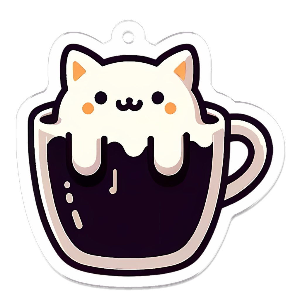 【アクリルキーホルダー】ねこぷれっそ