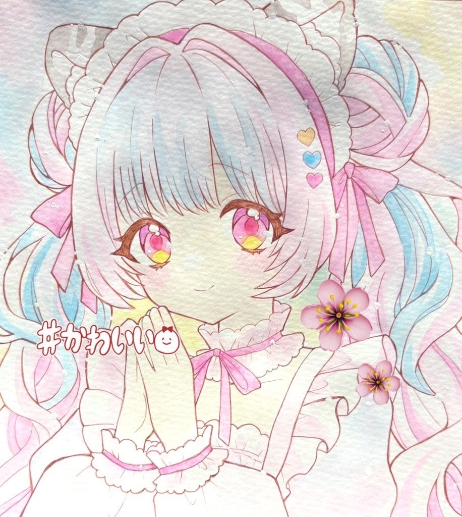 アナログ原画　創作オリジナル作品