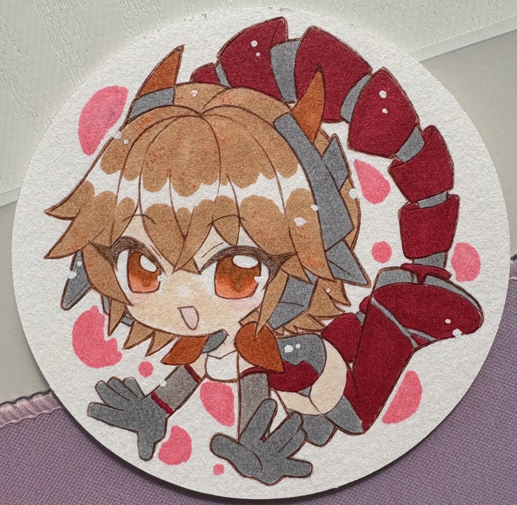 星の翼 デフォルメ手描きイラスト