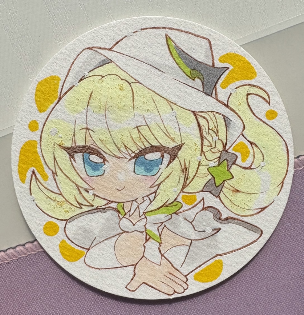 星の翼 デフォルメ手描きイラスト