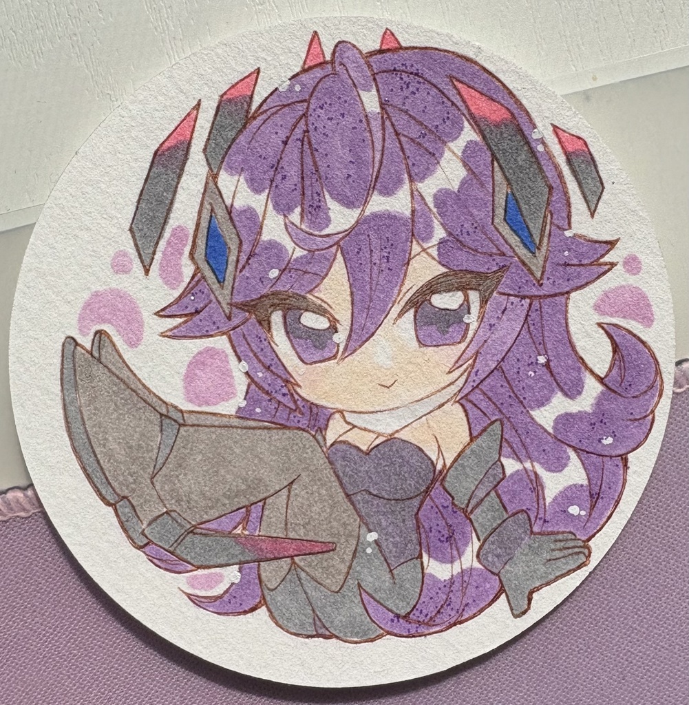 星の翼 デフォルメ手描きイラスト