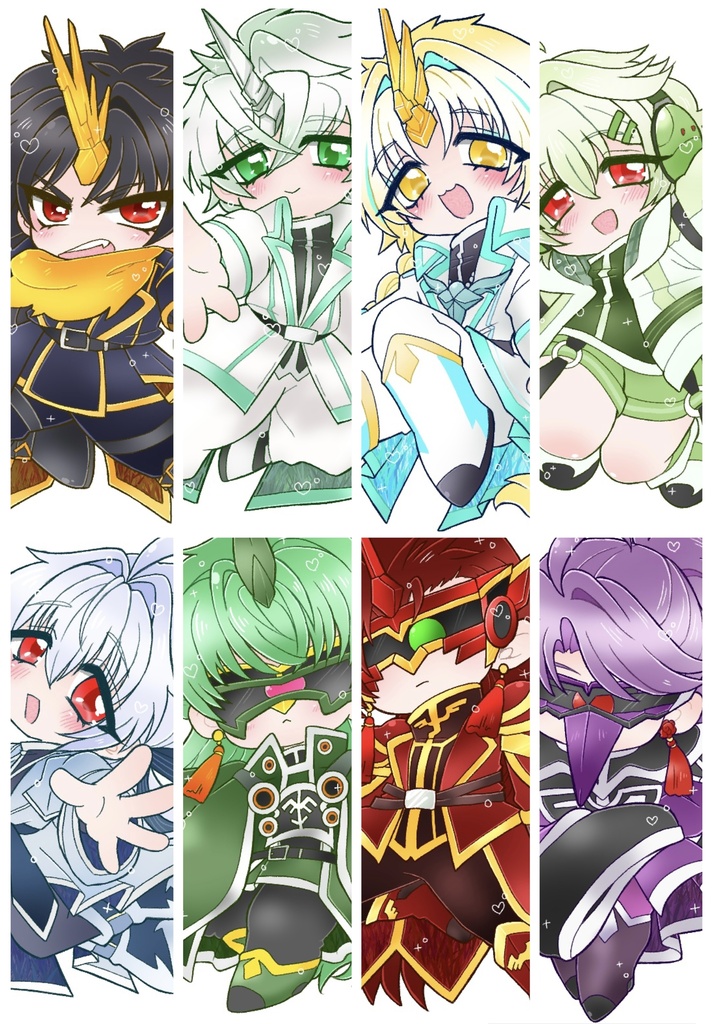擬人化MSデフォルメシール(大)