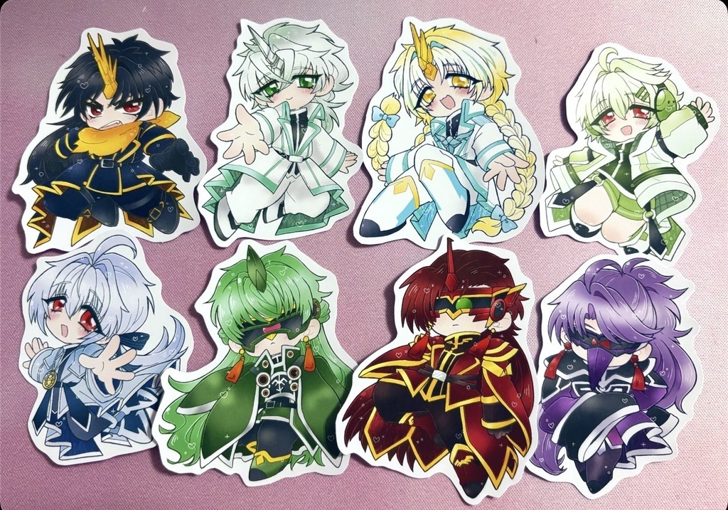 擬人化MSデフォルメシール(大)