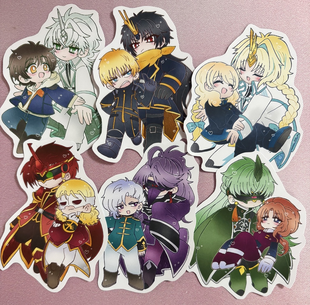 擬人化MS &PLペアシール(大)