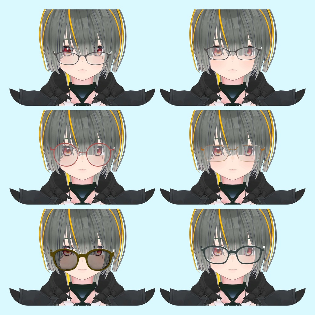 【オリジナル3Dモデル】ソーゲン専用アクセサリー【VRC想定】