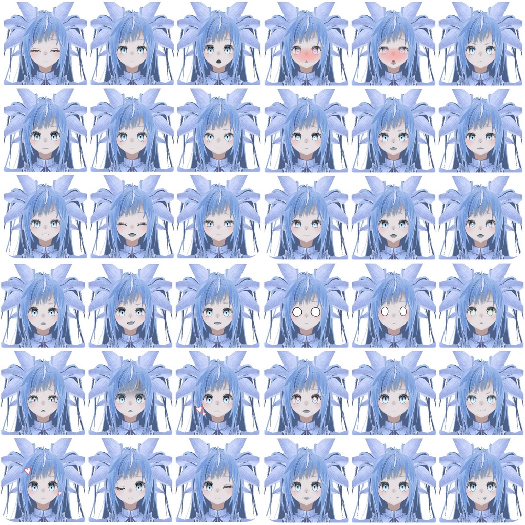 【オリジナル3Dモデル】Klroop-クルループ-【VRC想定】