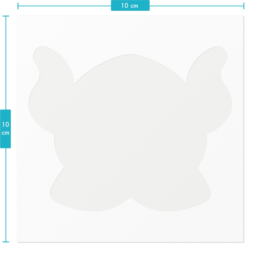 オリジナル桃ロゴステッカー【紫桃あのん_2021年夏グッズ】