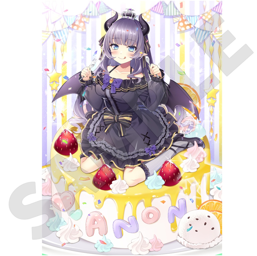 ぱ~てぃあのんちゃん【紫桃あのん_2022年誕生日グッズ】