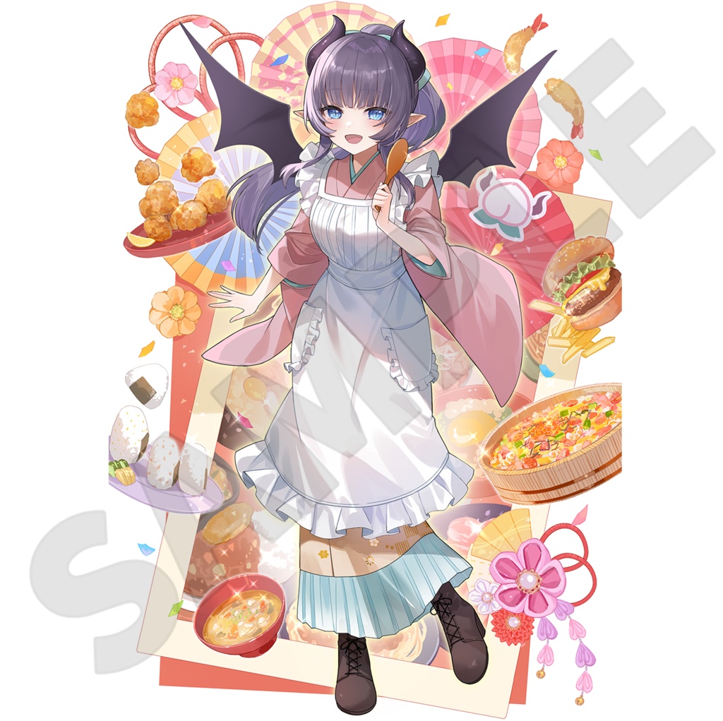 あなたご飯よあのんちゃん【紫桃あのん_2023年誕生日グッズ】