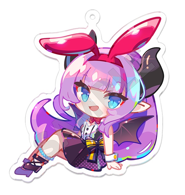 バニーでぷら～んと浮かぶあのんちゃん【紫桃あのん_2025年誕生日グッズ】