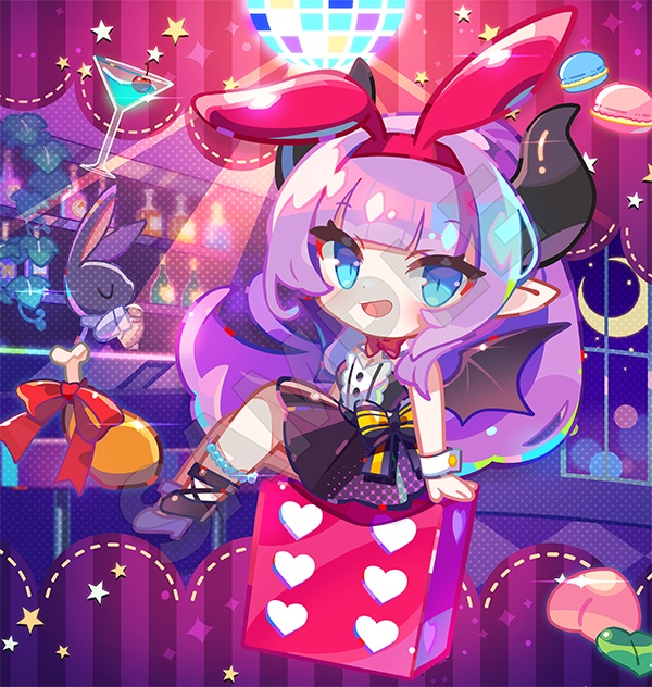 魔界のバーで働くあのんちゃん【紫桃あのん_2025年誕生日グッズ】