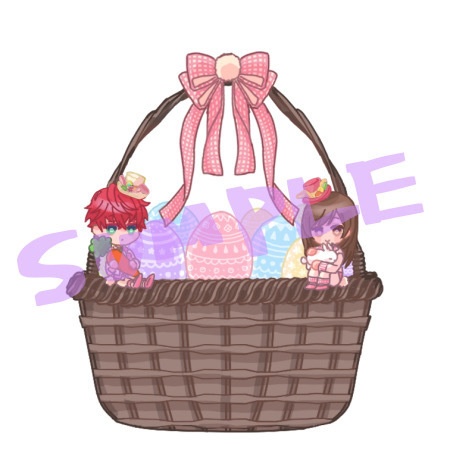 【不備有り】ミス晶♀イースターアクキー