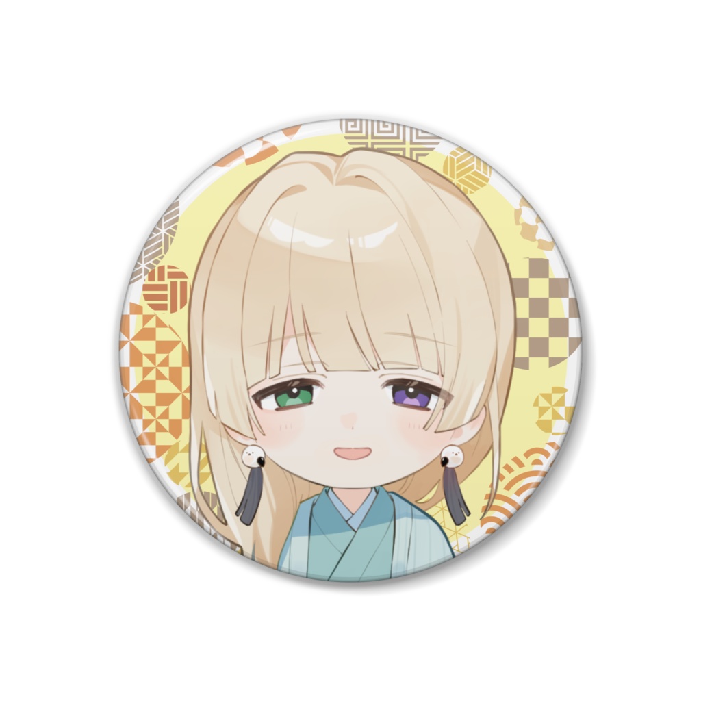 ねむねむ ちび紬【缶バッジ38mm】