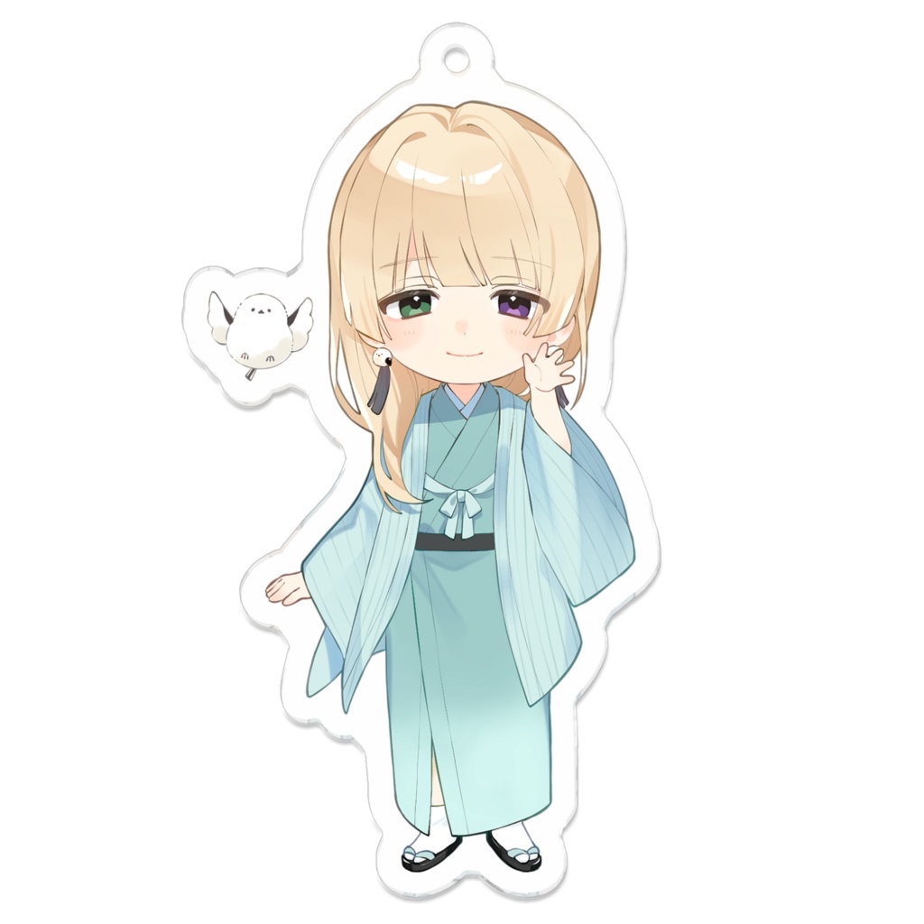 にっこり ちび紬 【アクキー70mm】