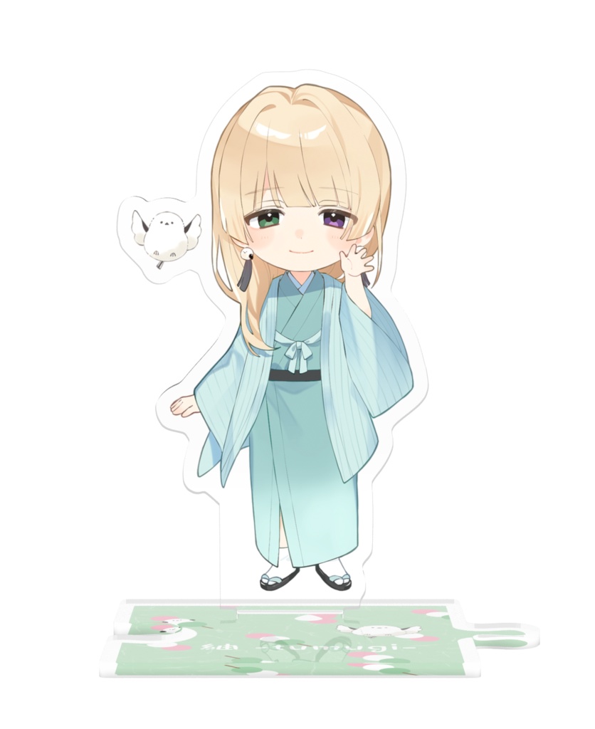 にっこり ちび紬【アクリルスタンド70mm】