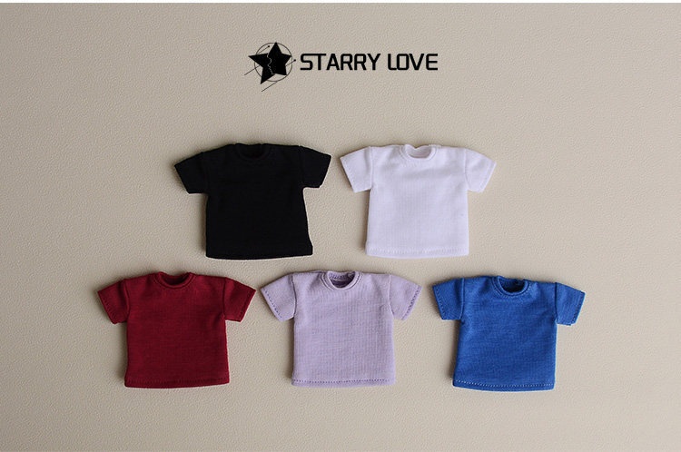 1/12ドール　Tシャツ　カーブパンツ　無地