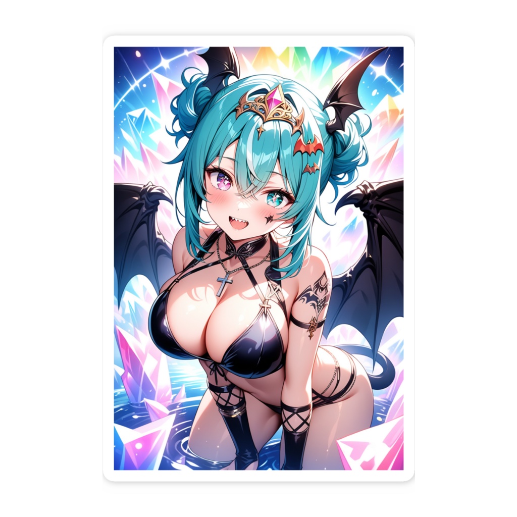 悪魔っ娘ステッカー