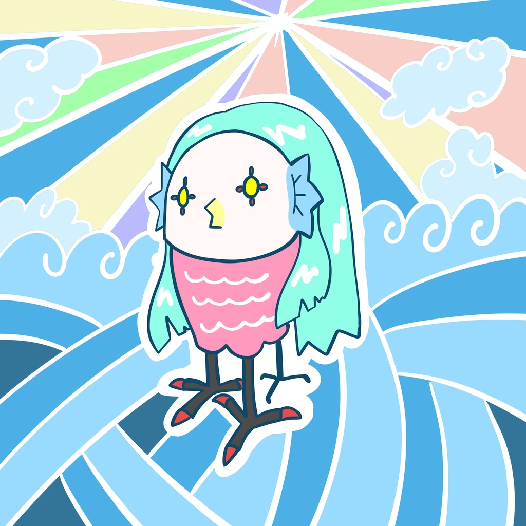 アマビエイラストトートバッグ