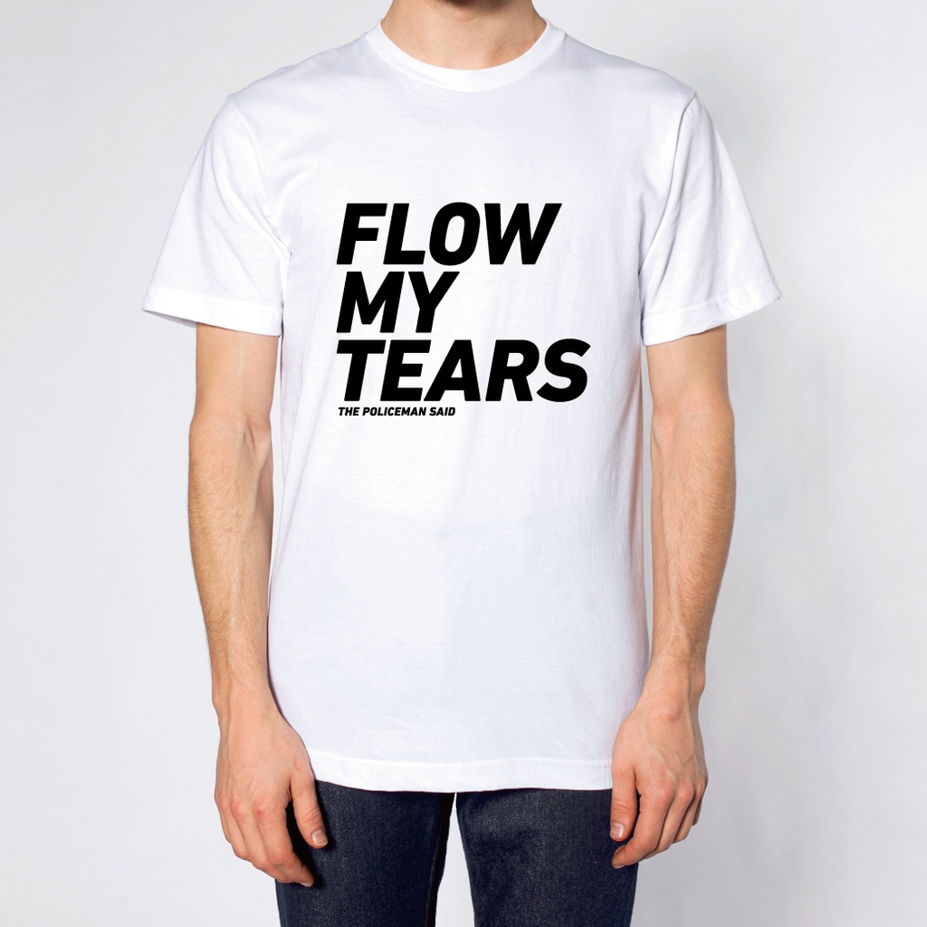 「流れよわが涙、と警官は言った」Tシャツ (White)