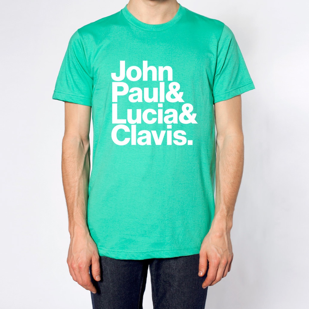 【完売】「ジョン・ポール&ルツィア&クラヴィス.」T シャツ (Mint)