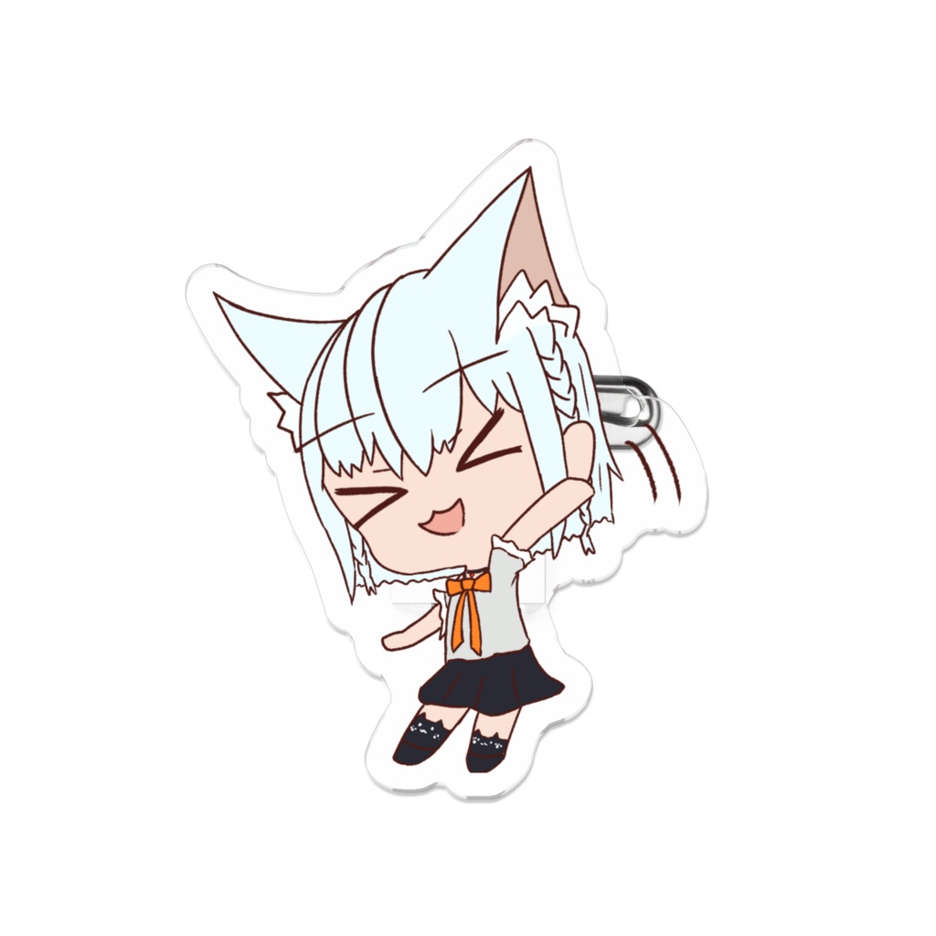 天水しろっぷデフォルメアクリルバッジ