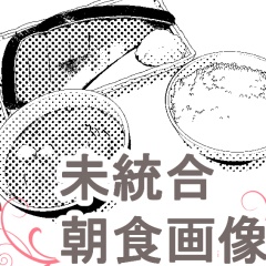 素材：朝食画像　（クリスタ形式）