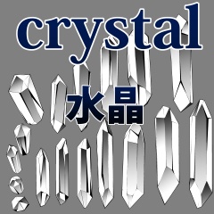 ●素材CLIPSTUDIO用：CRYSTAL 水晶画像素材