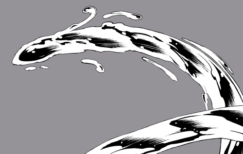 素材クリップスタジオ 水魔法ブラシ2