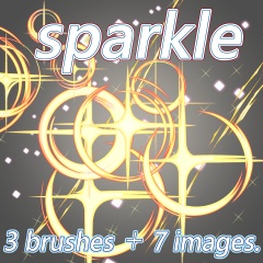素材クリップスタジオ　SPARKLEキラキラエフェクトセット