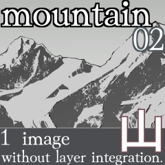 素材クリップスタジオ　山02